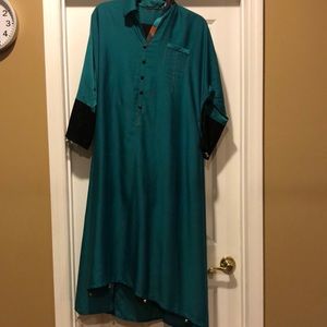 2 pc limelight gown dress with leggings